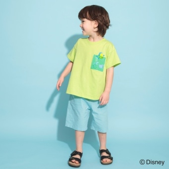 【Disney】リトルマーメイド：PVCポケット半袖Tシャツ