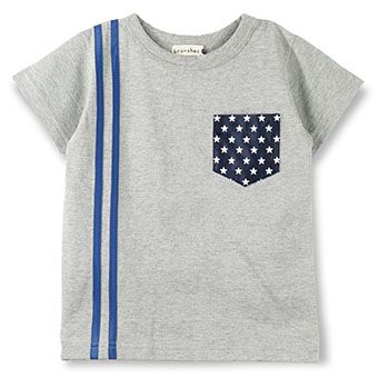 星ポケット半袖Tシャツ