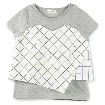ビスチェ重ね着風半袖Tシャツ