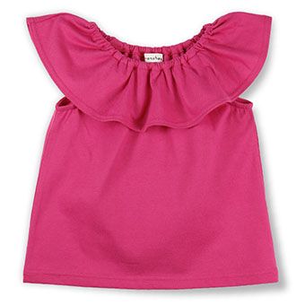 【吸汗速乾】フリル半袖Tシャツ