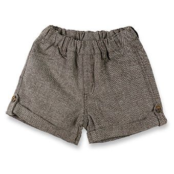 裾折り返しショートパンツ