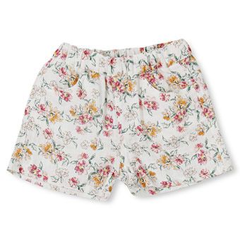 花柄ショートパンツ