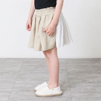 【限定】バックプリーツキュロットパンツ