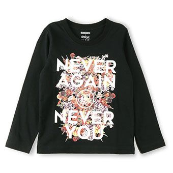 skeegee×SINGBOIフラワーロゴTシャツ