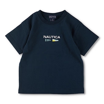 【NAUTICA/ノーティカ】フラッグ刺繍Tシャツ