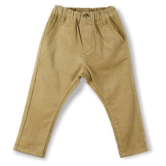 ストレッチコールテーパードパンツ