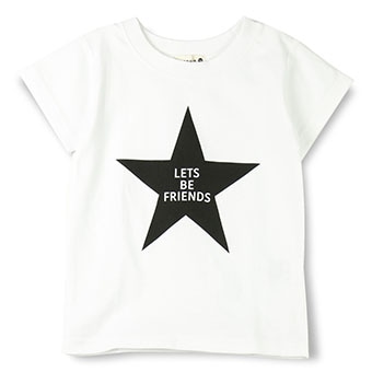 星プリント半袖Tシャツ