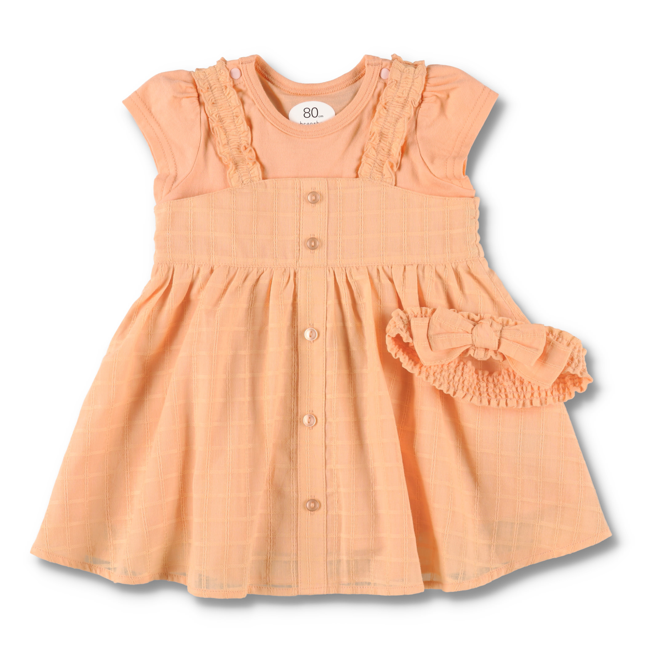 ドッキングワンピース ヘアバンドセット 02 1248 025 子供服 ベビー服 ブランシェス 公式通販オンラインショップ
