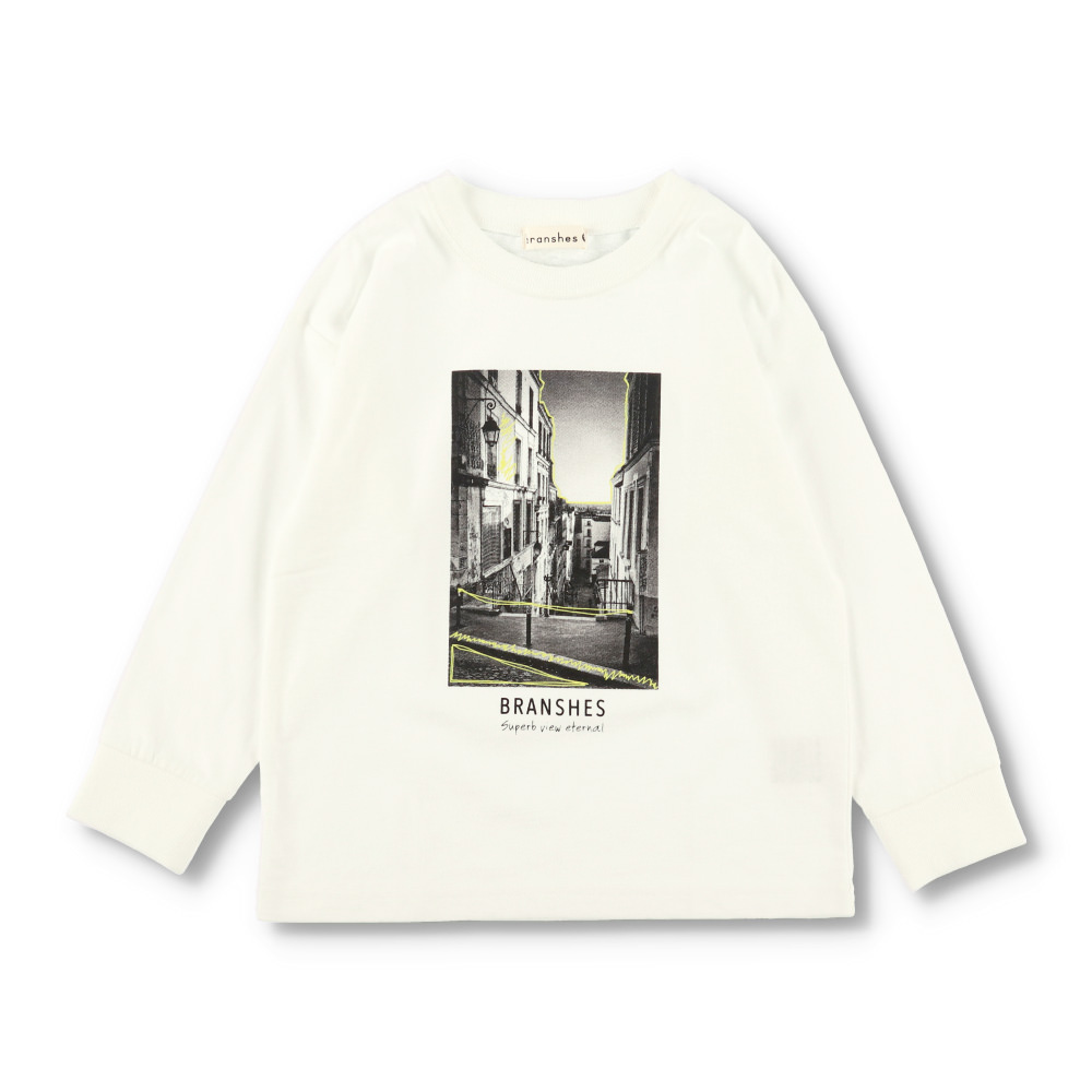 Web限定 袖口リブ長袖tシャツ 11 0605 501 子供服 ベビー服 ブランシェス 公式通販オンラインショップ