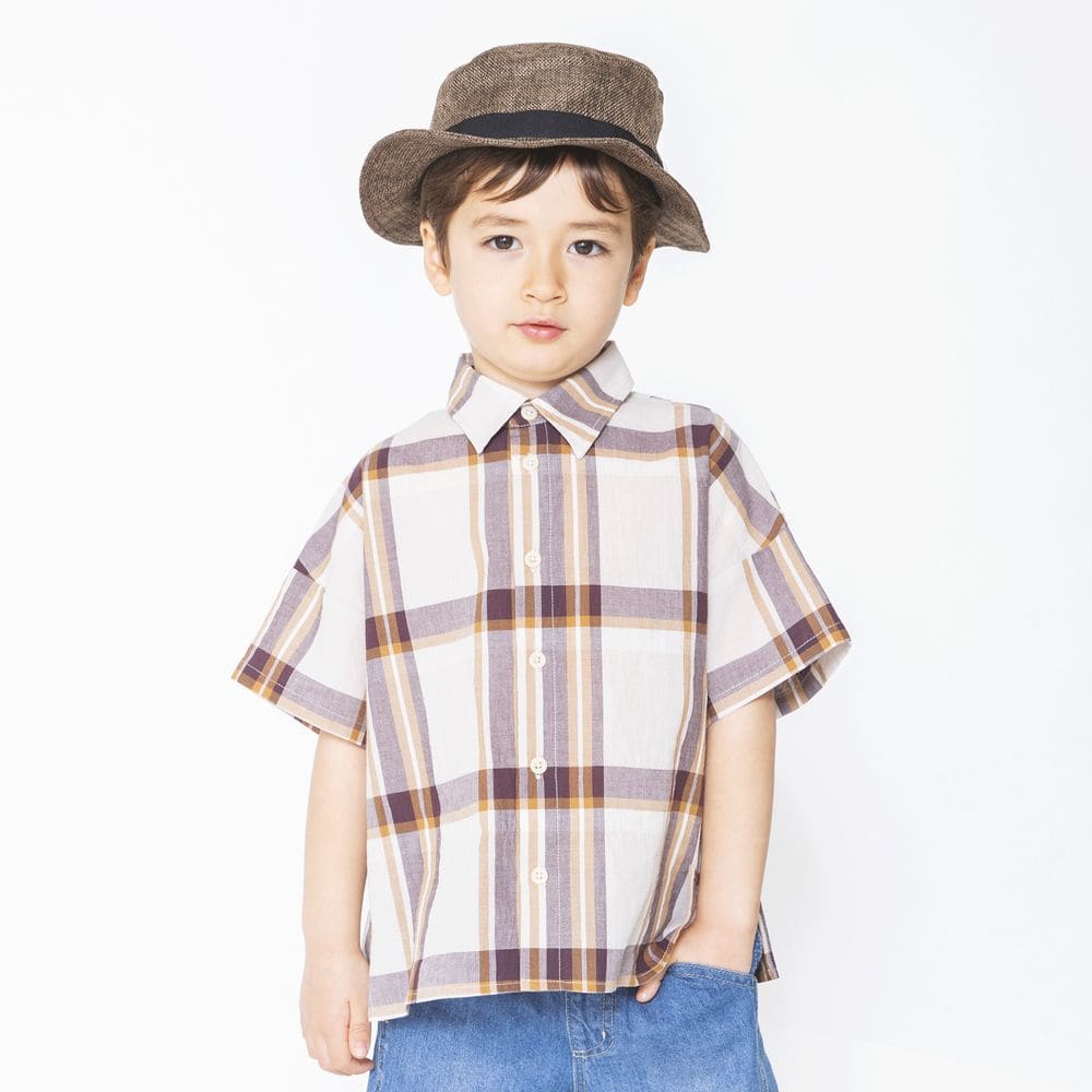 ペア 半袖チェックシャツ 11 19 418 子供服 ベビー服 ブランシェス 公式通販オンラインショップ ペア 半袖チェックシャツ 11 19 418 子供服 ベビー服 ブランシェス 公式通販オンラインショップ