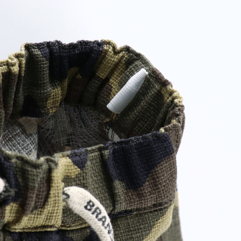 【爽パン / 綿100％】パナマ織り総柄ハーフパンツ