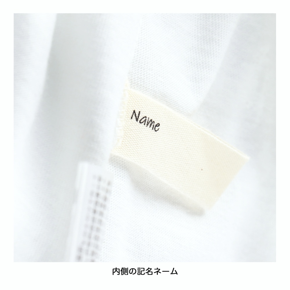 重ね着風鹿の子半袖Tシャツ