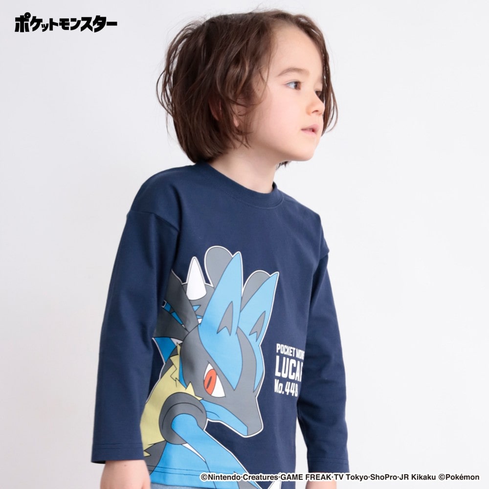 Pokemon/ポケットモンスター（ポケモン）】 ロンT 長袖Tシャツ