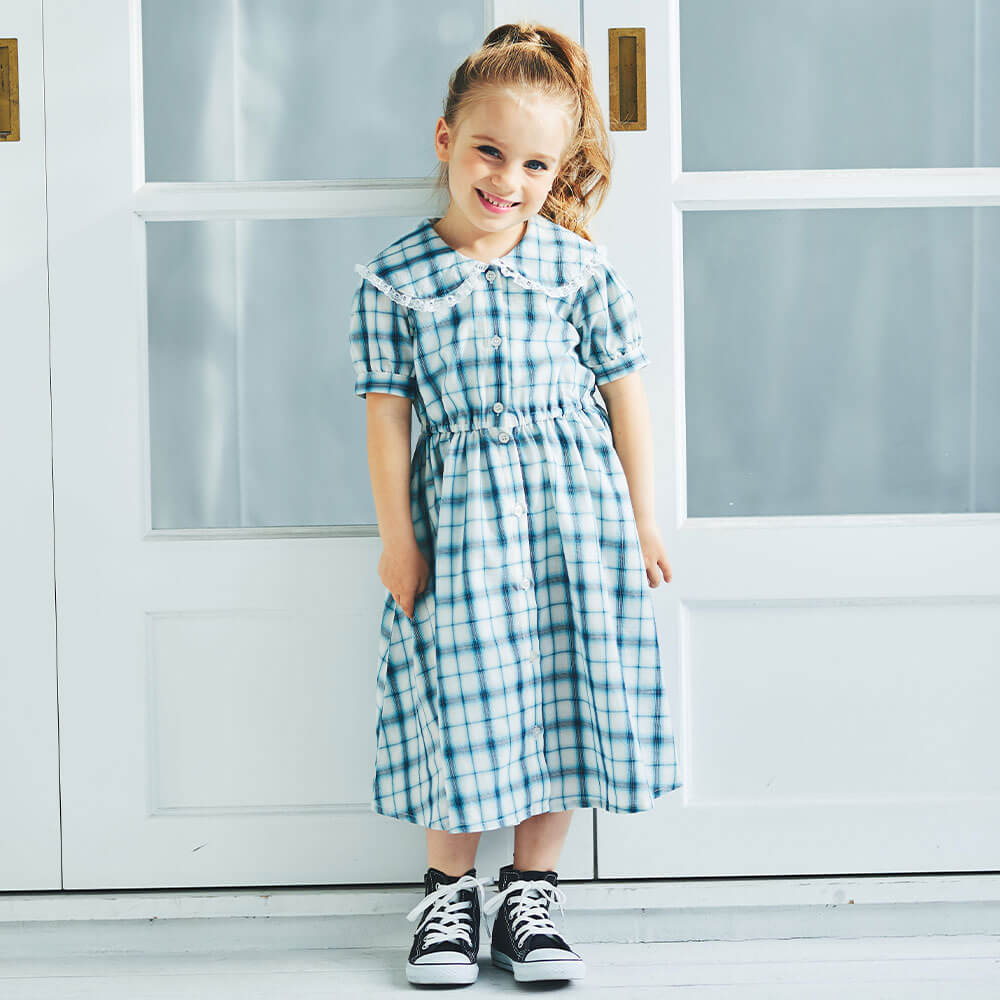 チェック柄シャツワンピース 12 0237 108 子供服 ベビー服 ブランシェス 公式通販オンラインショップ チェック柄シャツワンピース 12 0237 108 子供服 ベビー服 ブランシェス 公式通販オンラインショップ