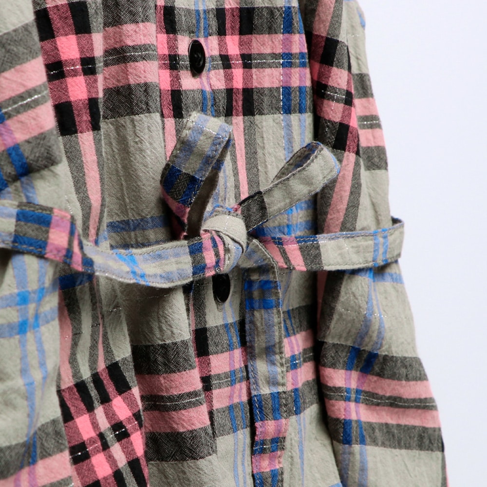 ペア バンドカラーチェック柄ワンピース 12 0237 180 子供服 ベビー服 ブランシェス 公式通販オンラインショップ