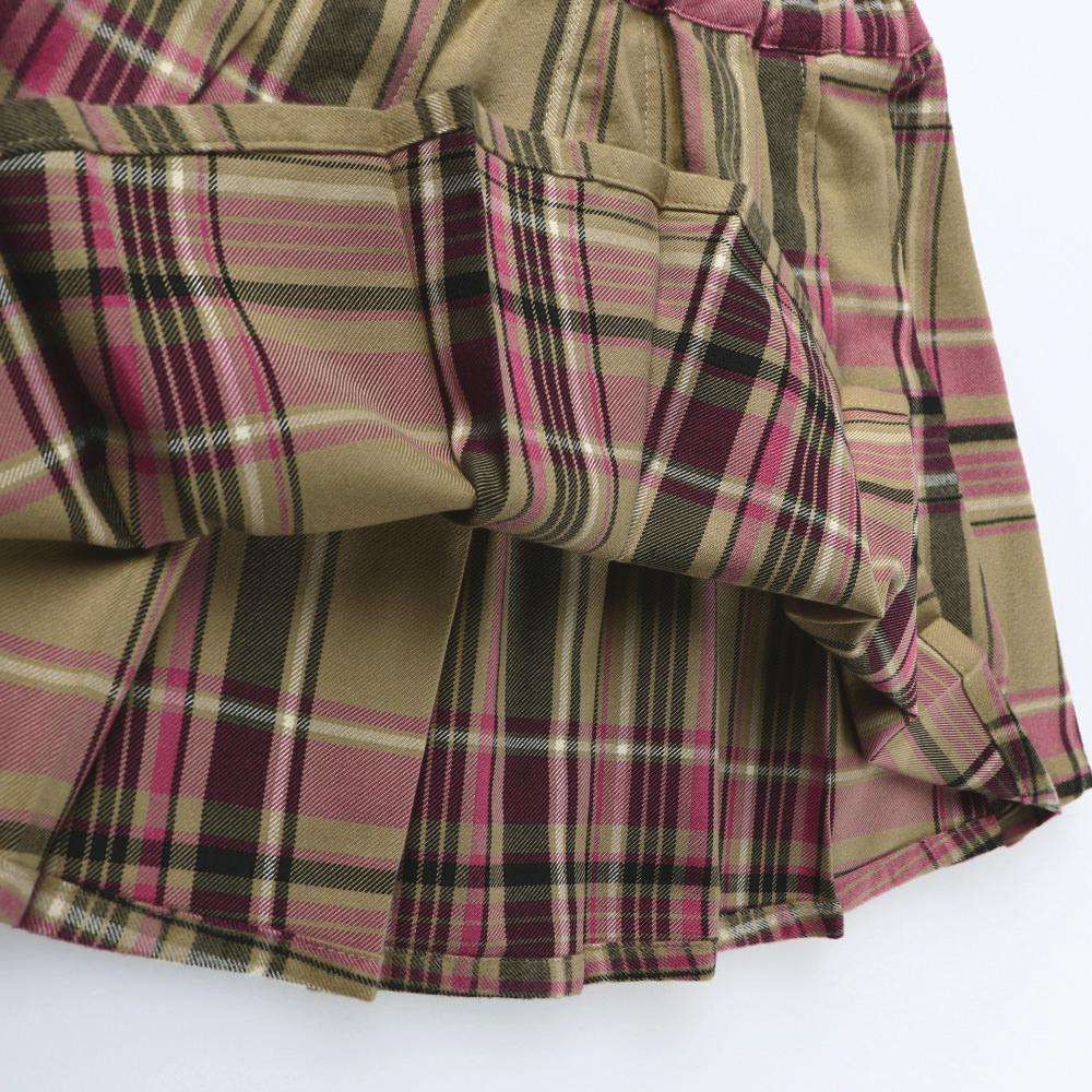 ペア チェック柄プリーツスカート 12 0433 114 子供服 ベビー服 ブランシェス 公式通販オンラインショップ