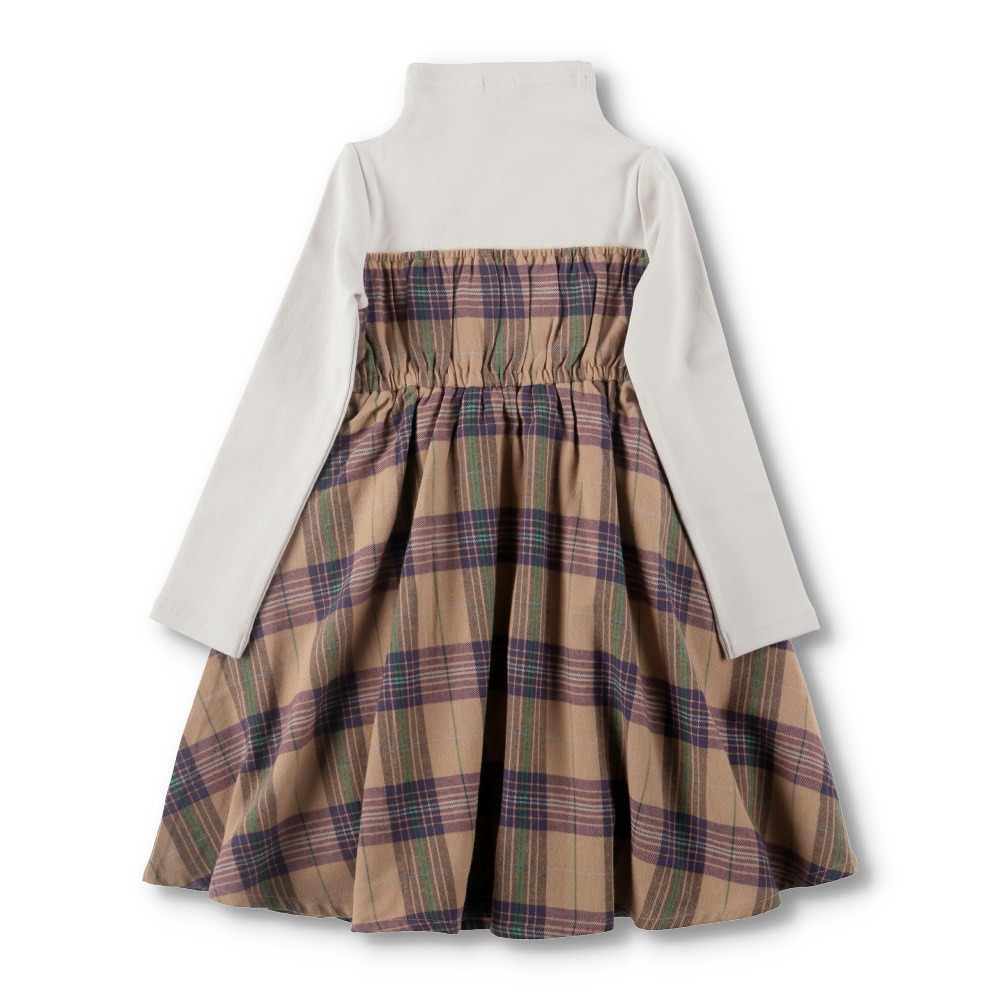 チェック柄ドッキングワンピース 12 0436 1 子供服 ベビー服 ブランシェス 公式通販オンラインショップ