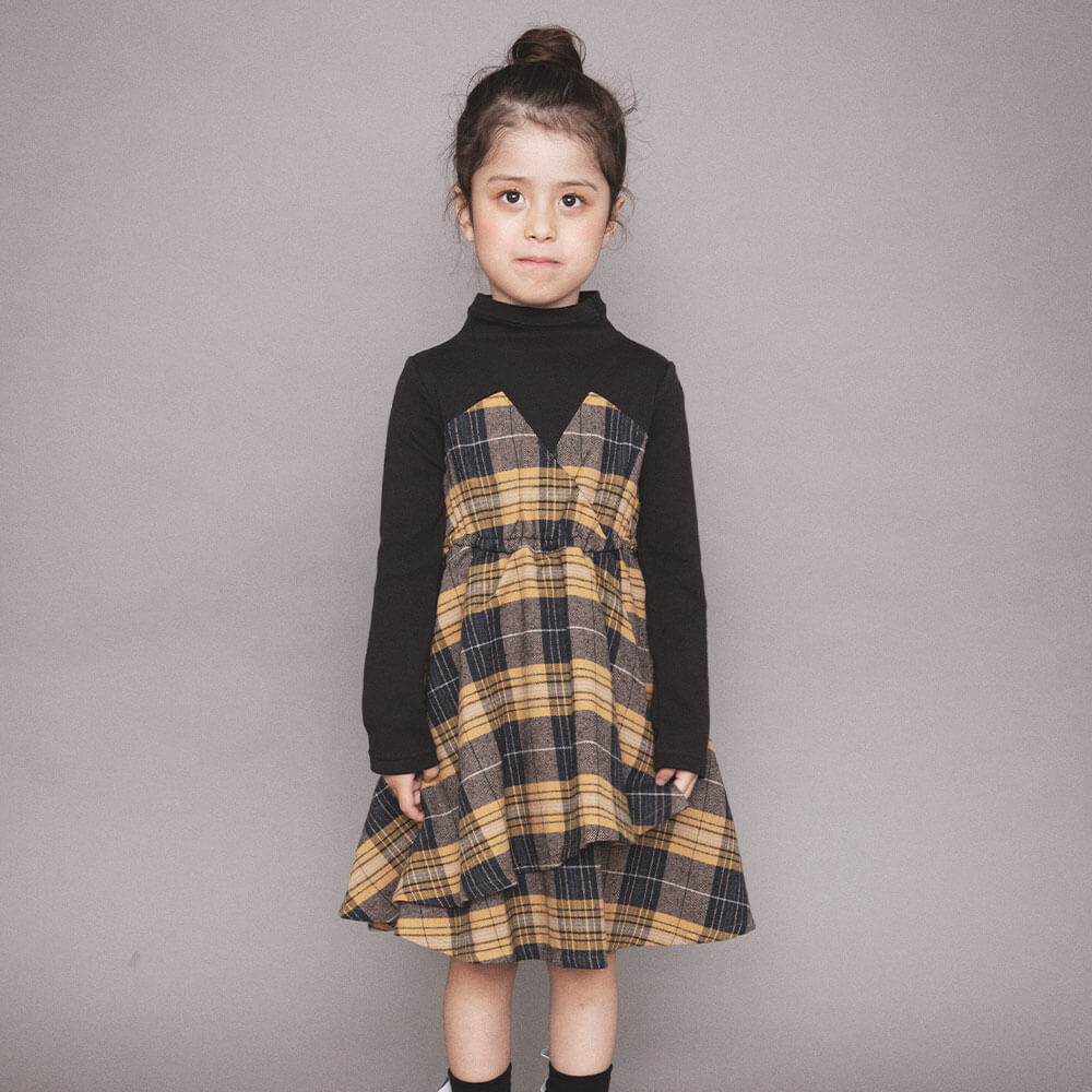 チェック柄ドッキングワンピース 12 0436 1 子供服 ベビー服 ブランシェス 公式通販オンラインショップ