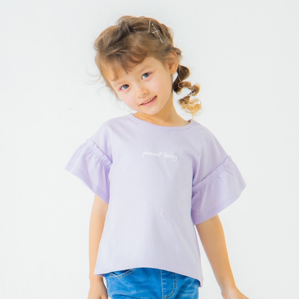 Web限定 袖フリル半袖tシャツ 12 0506 178 子供服 ベビー服 ブランシェス 公式通販オンラインショップ