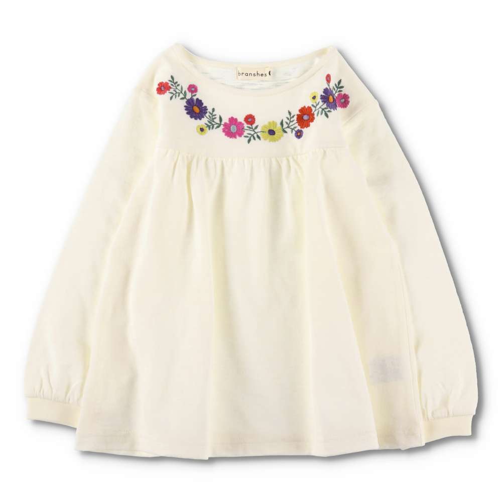 花柄刺繍チュニック 12 1115 071 子供服 ベビー服 ブランシェス 公式通販オンラインショップ