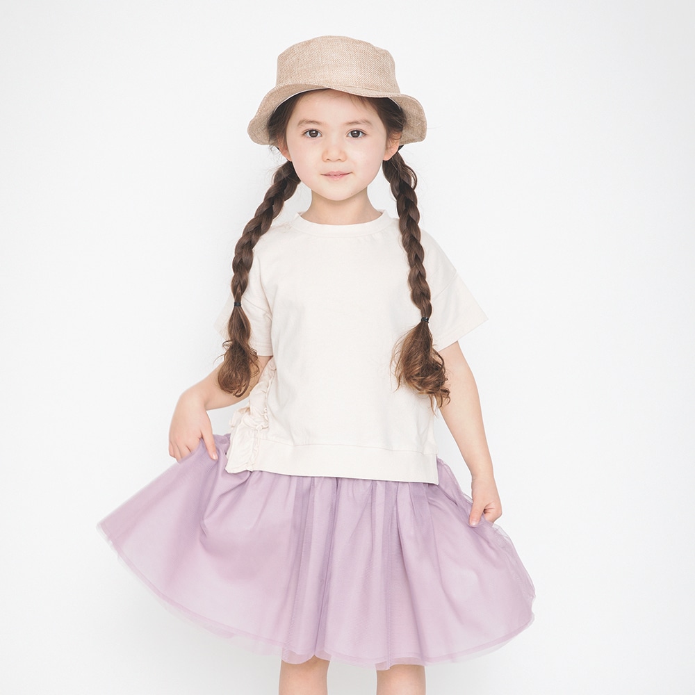 チュールドッキング半袖ワンピース 12 1237 181 子供服 ベビー服 ブランシェス 公式通販オンラインショップ チュールドッキング半袖ワンピース 12 1237 181 子供服 ベビー服 ブランシェス 公式通販オンラインショップ