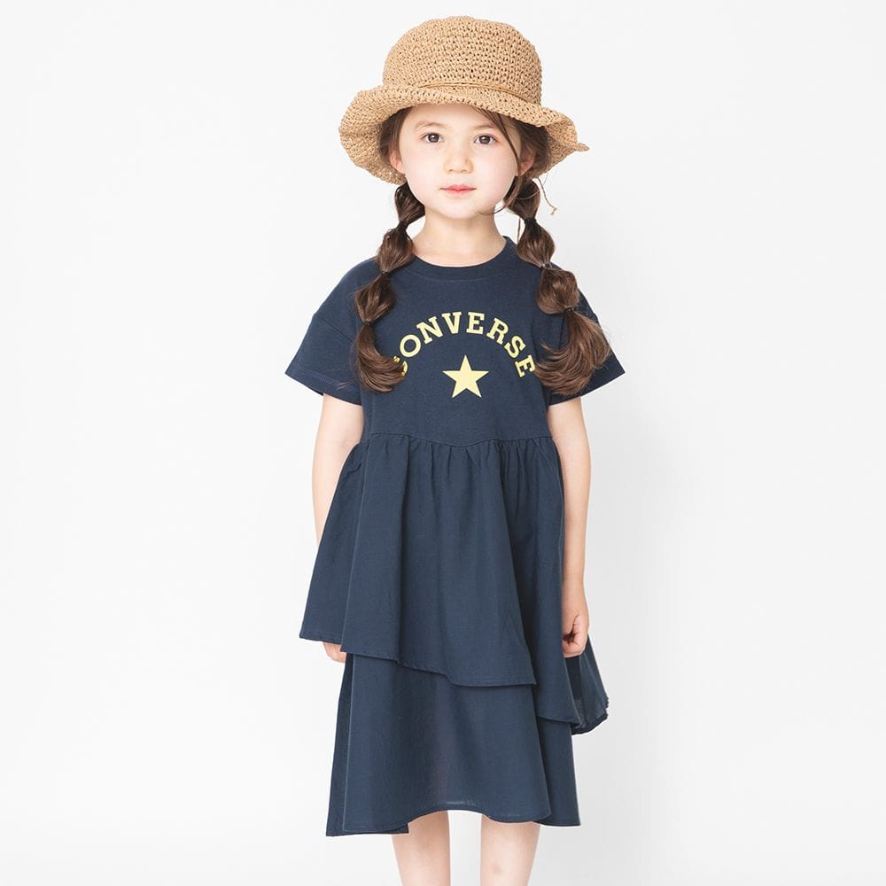 Converse アシンメトリー半袖ワンピース 12 1537 019 子供服 ベビー服 ブランシェス 公式通販オンラインショップ Converse アシンメトリー半袖ワンピース 12 1537 019 子供服 ベビー服 ブランシェス 公式通販オンラインショップ