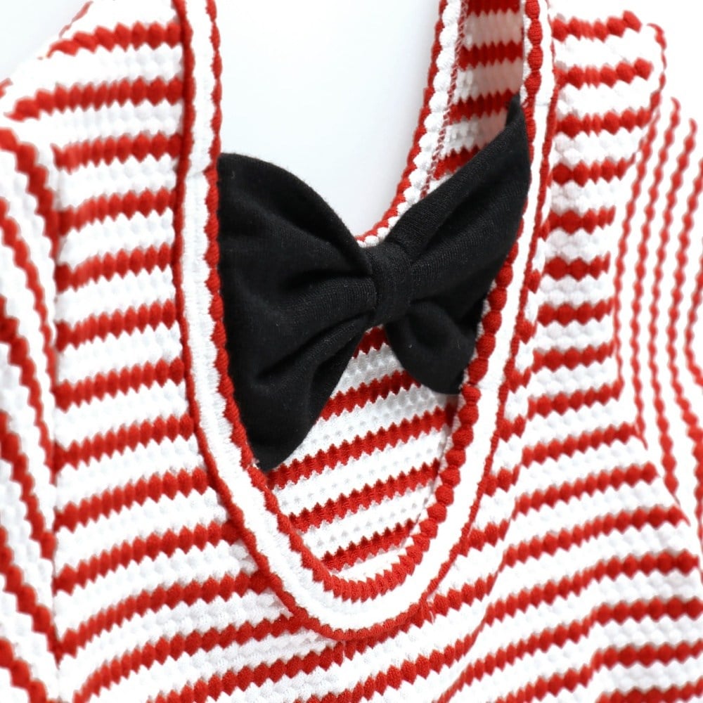 後ろリボン半袖Tシャツ