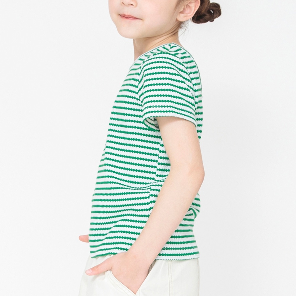 後ろリボン半袖Tシャツ