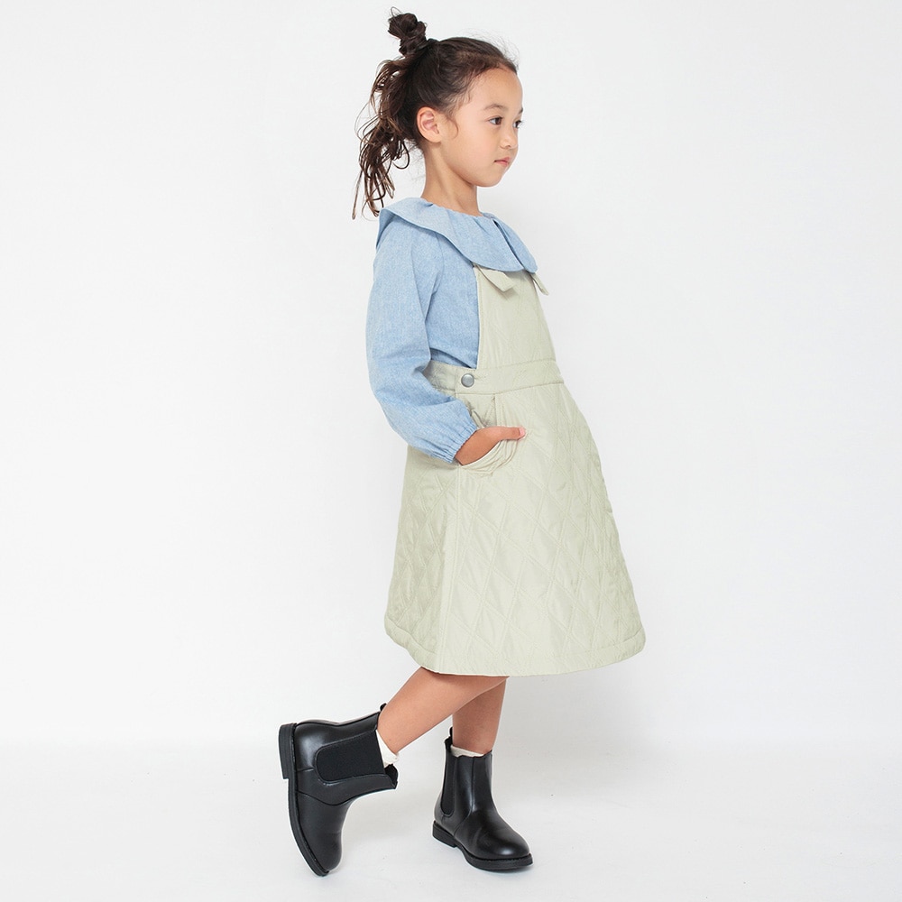 キルティングジャンパースカート