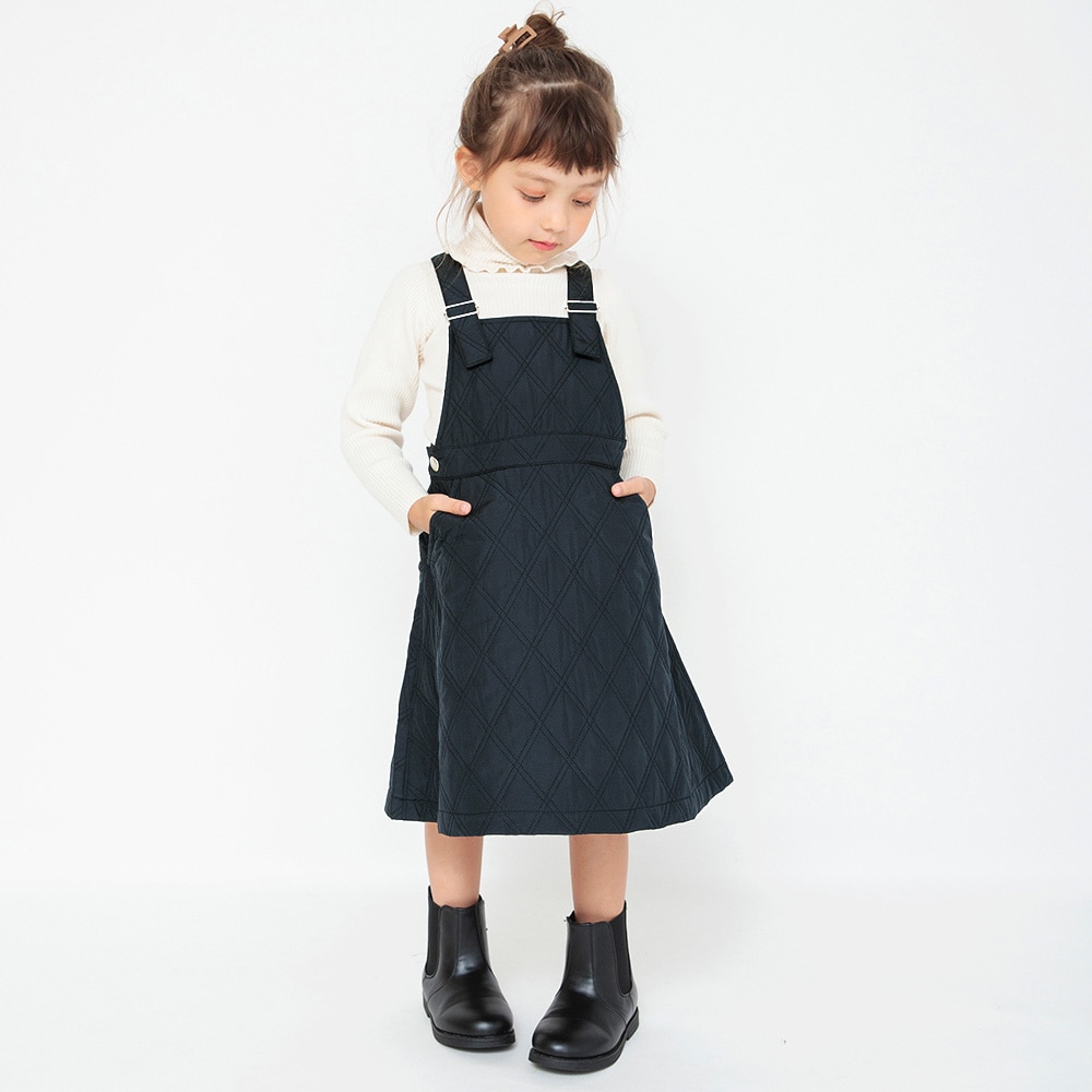 キルティングジャンパースカート