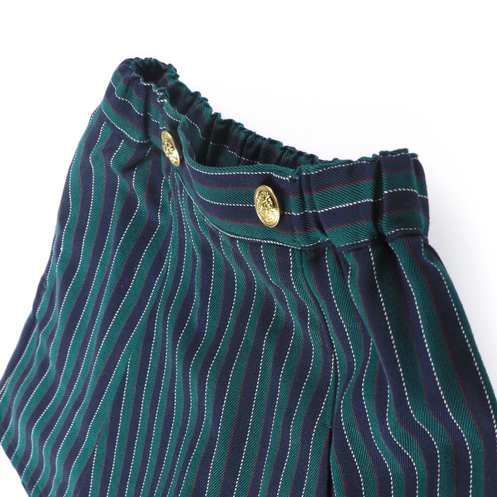 【お揃い】レジメンタルストライプインナーパンツ付きスカート