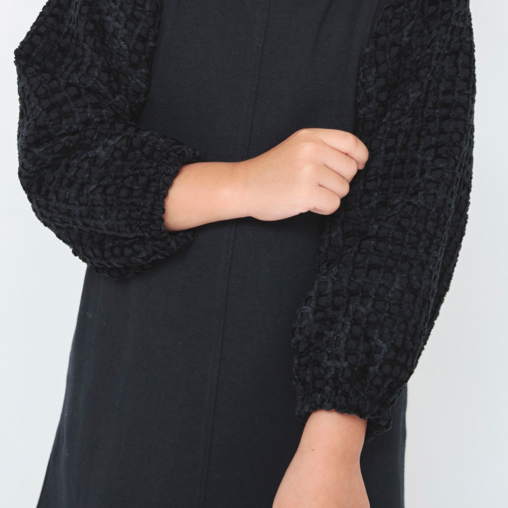 【プチレディ】ふんわり袖ワンピース