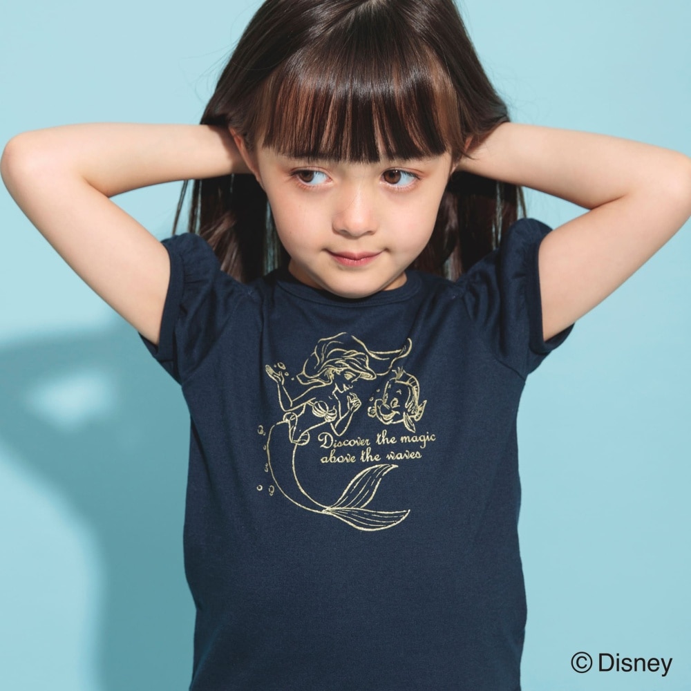 Disney】リトルマーメイド：アリエル 肩あき半袖Tシャツ ｜子供服ベビー服 ブランシェス 公式通販オンラインショップ