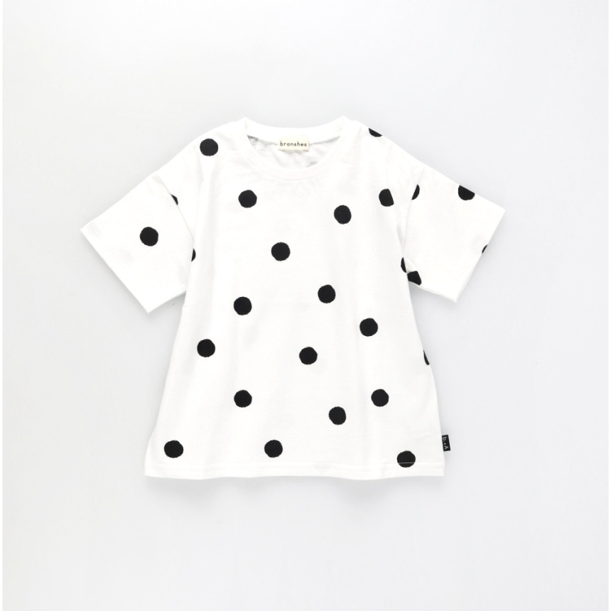 91:オフ白_ドット