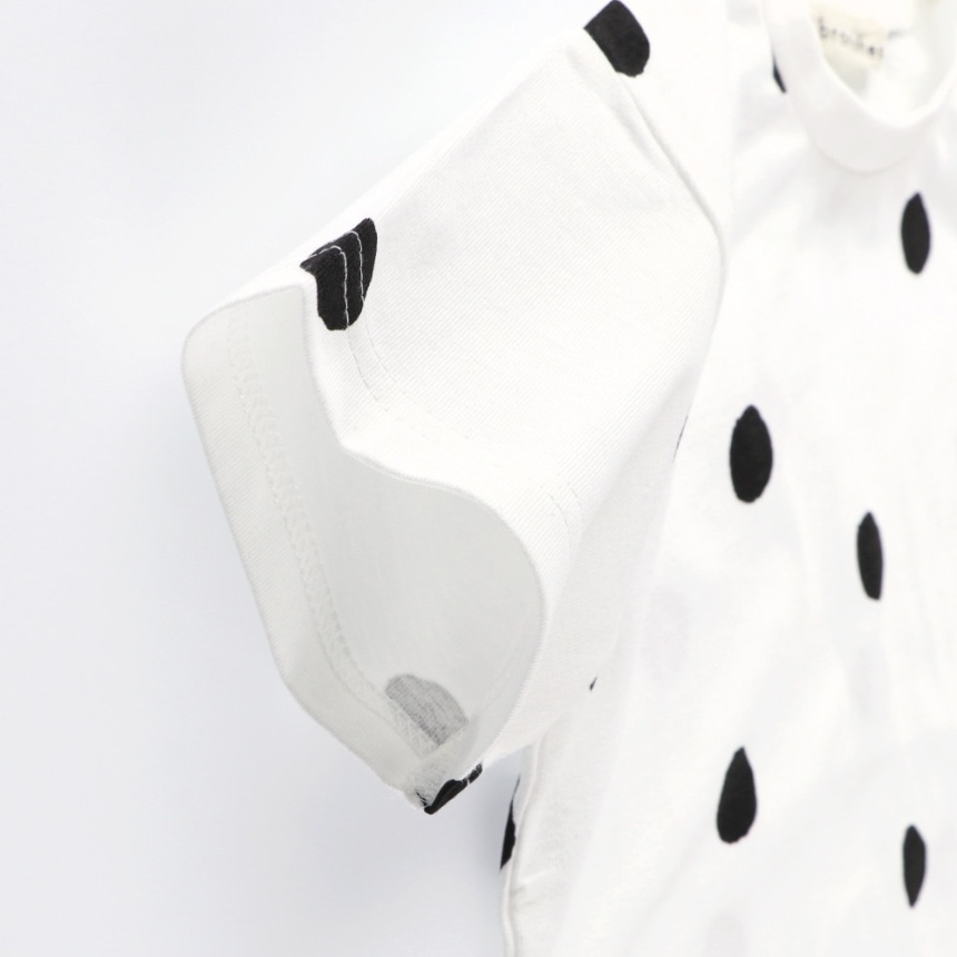 91:オフ白_ドット