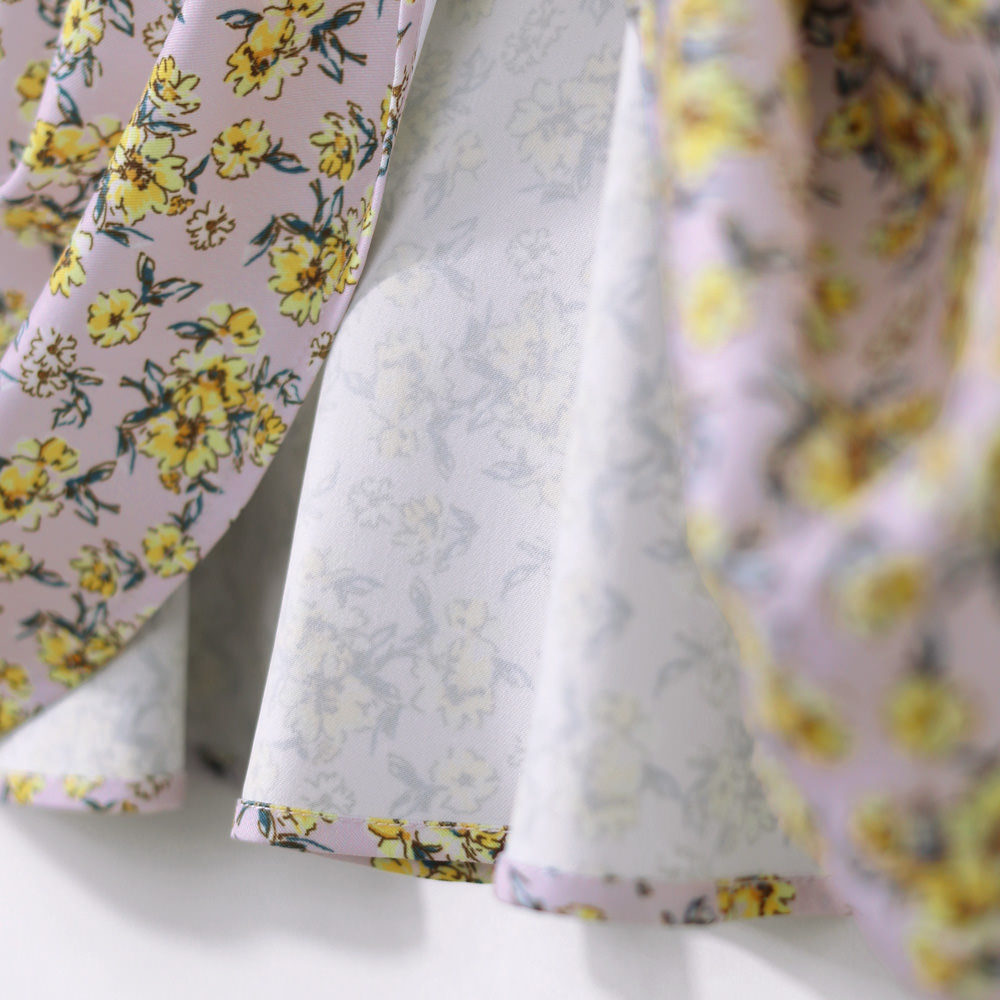 花柄ドッキングワンピース 12 9436 151 子供服 ベビー服 ブランシェス 公式通販オンラインショップ