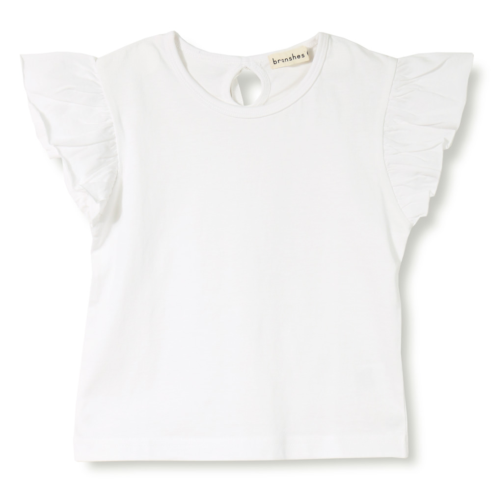 プチプラ 袖フリル半袖tシャツ 12 9506 1 子供服 ベビー服 ブランシェス 公式通販オンラインショップ