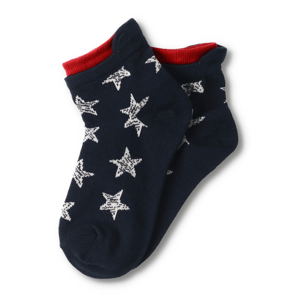 手書き星柄くるぶし丈ソックス 14 0263 741 子供服 ベビー服 ブランシェス 公式通販オンラインショップ