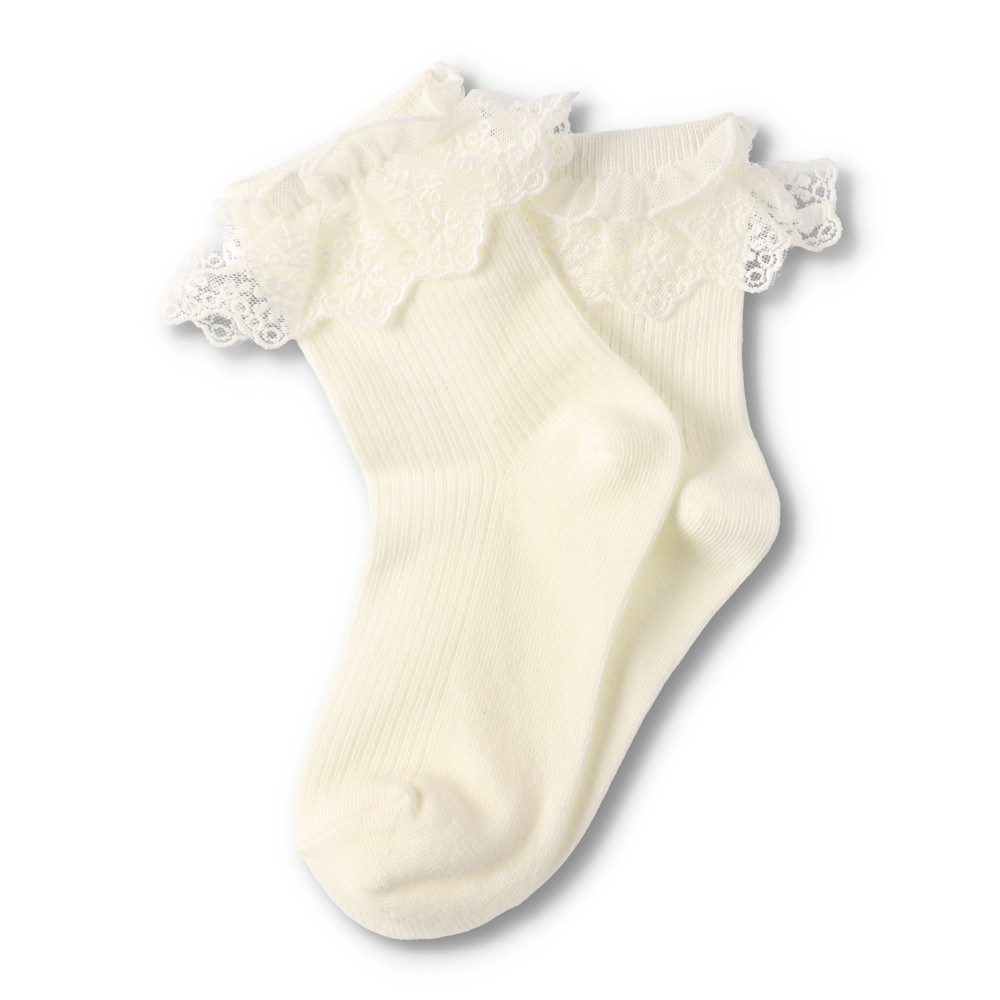 レースフリルソックス 14 0463 6 子供服 ベビー服 ブランシェス 公式通販オンラインショップ