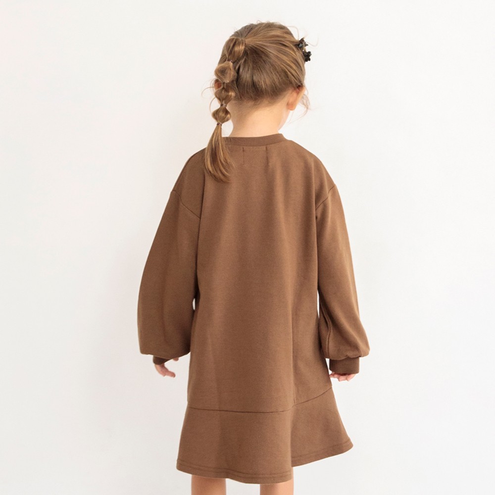 【DRC】ふんわり袖フレアワンピース