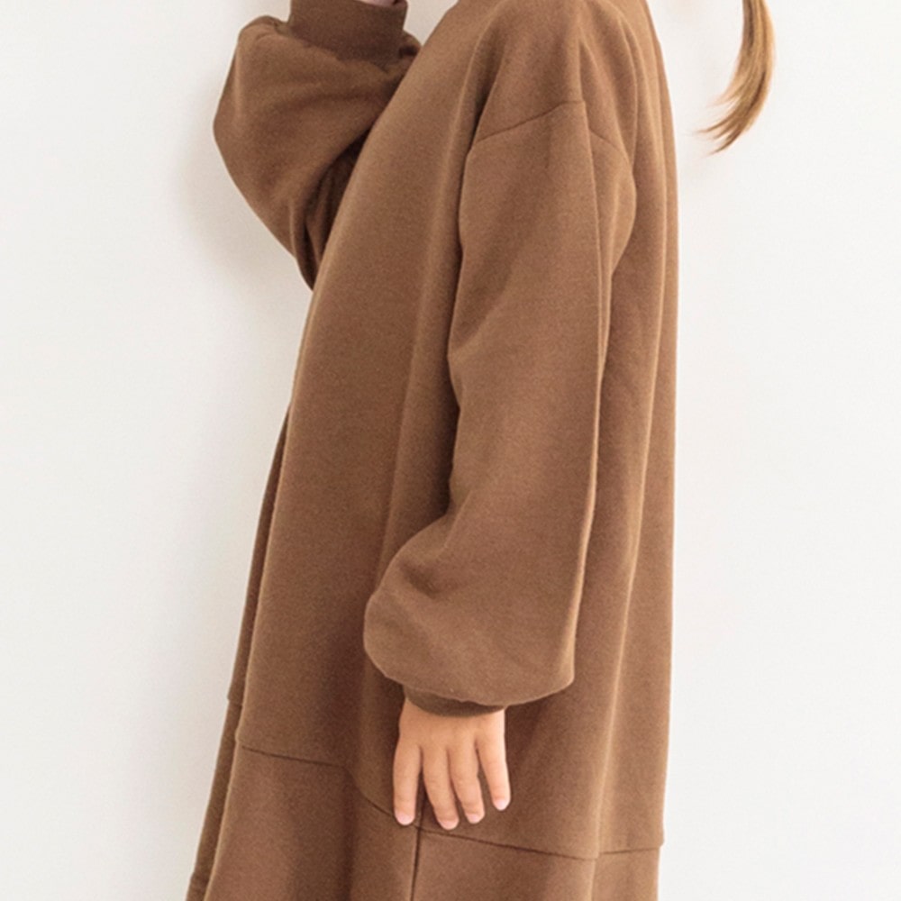 【DRC】ふんわり袖フレアワンピース