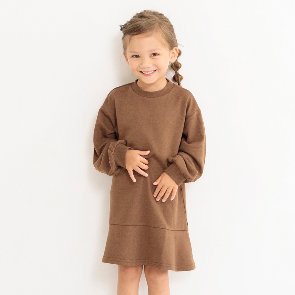 【DRC】ふんわり袖フレアワンピース