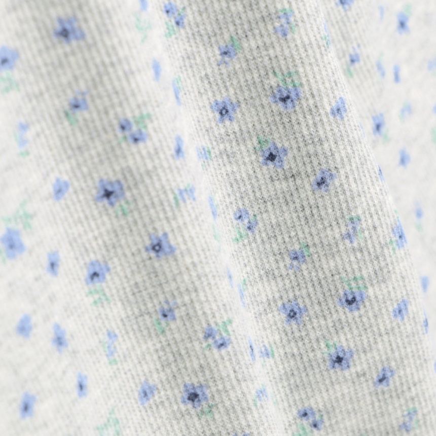 92:グレー_小花柄