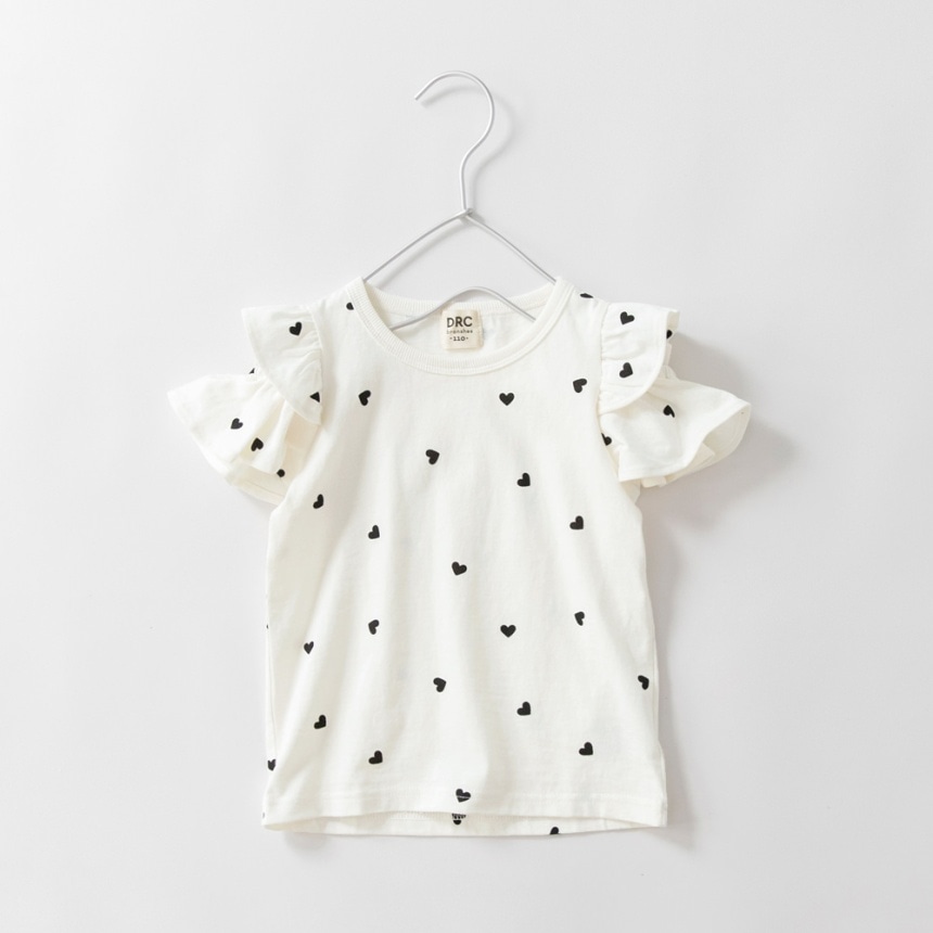 91:ホワイト_ハート柄