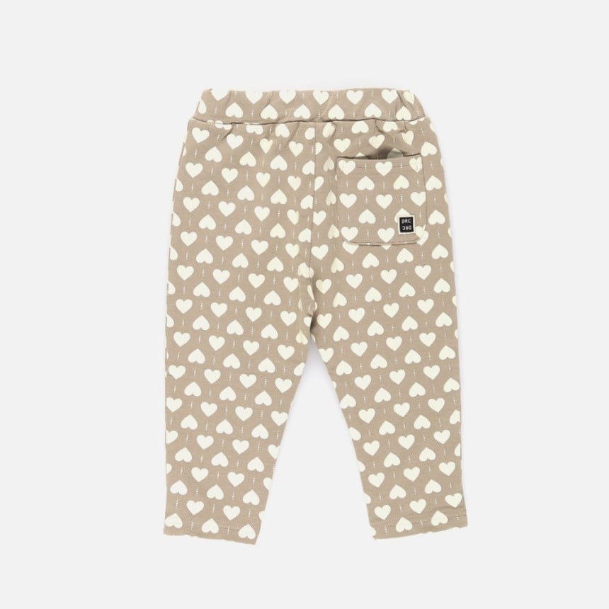 98:ベージュ_ハート柄