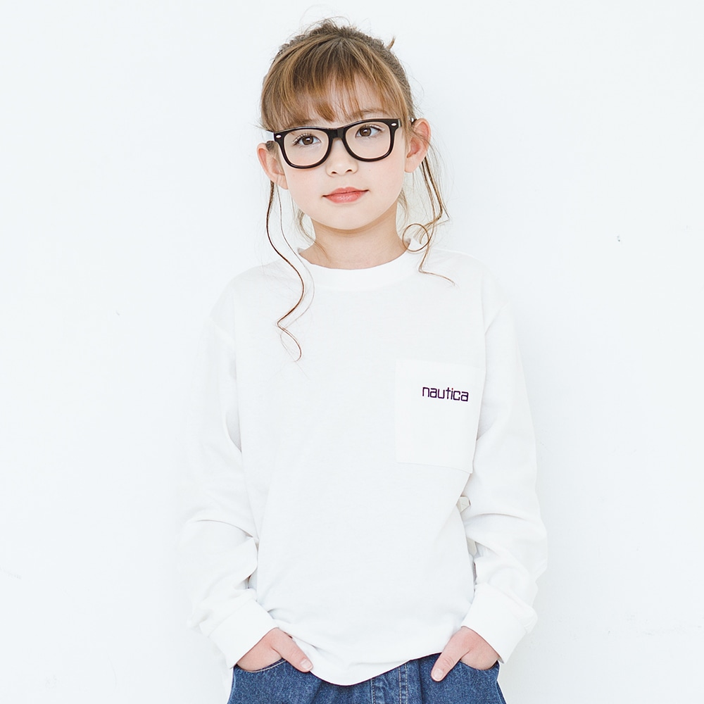 クリスマスファッション 【ノーティカ】NAUTIC Tシャツ 胸ロゴ ワンポイント バイカラー シンプル - ポロシャツ