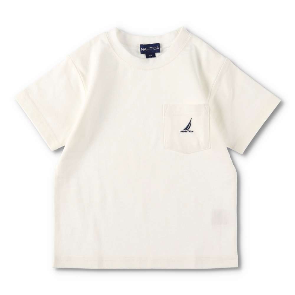 クリスマスファッション 【ノーティカ】NAUTIC Tシャツ 胸ロゴ ワンポイント バイカラー シンプル - ポロシャツ