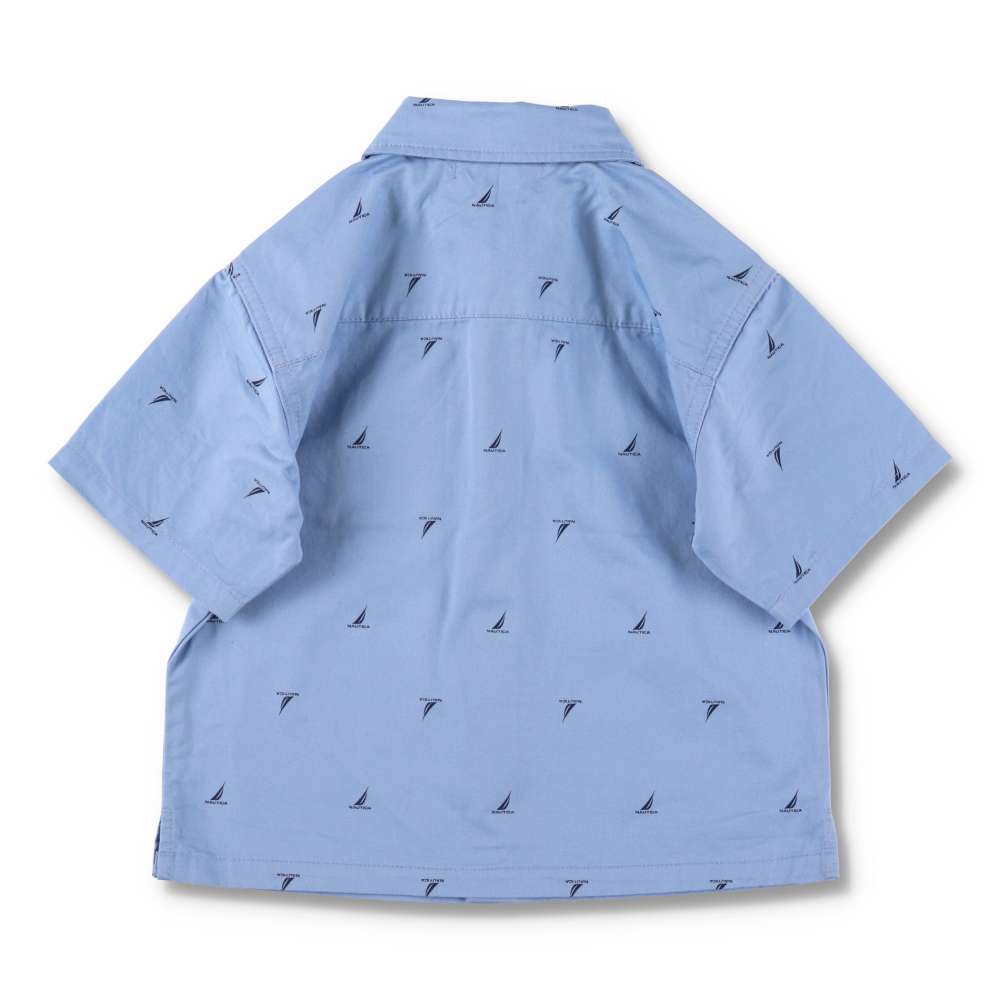 Nautica ノーティカ アイコン総柄半袖シャツ 32 19 025 子供服 ベビー服 ブランシェス 公式通販オンラインショップ