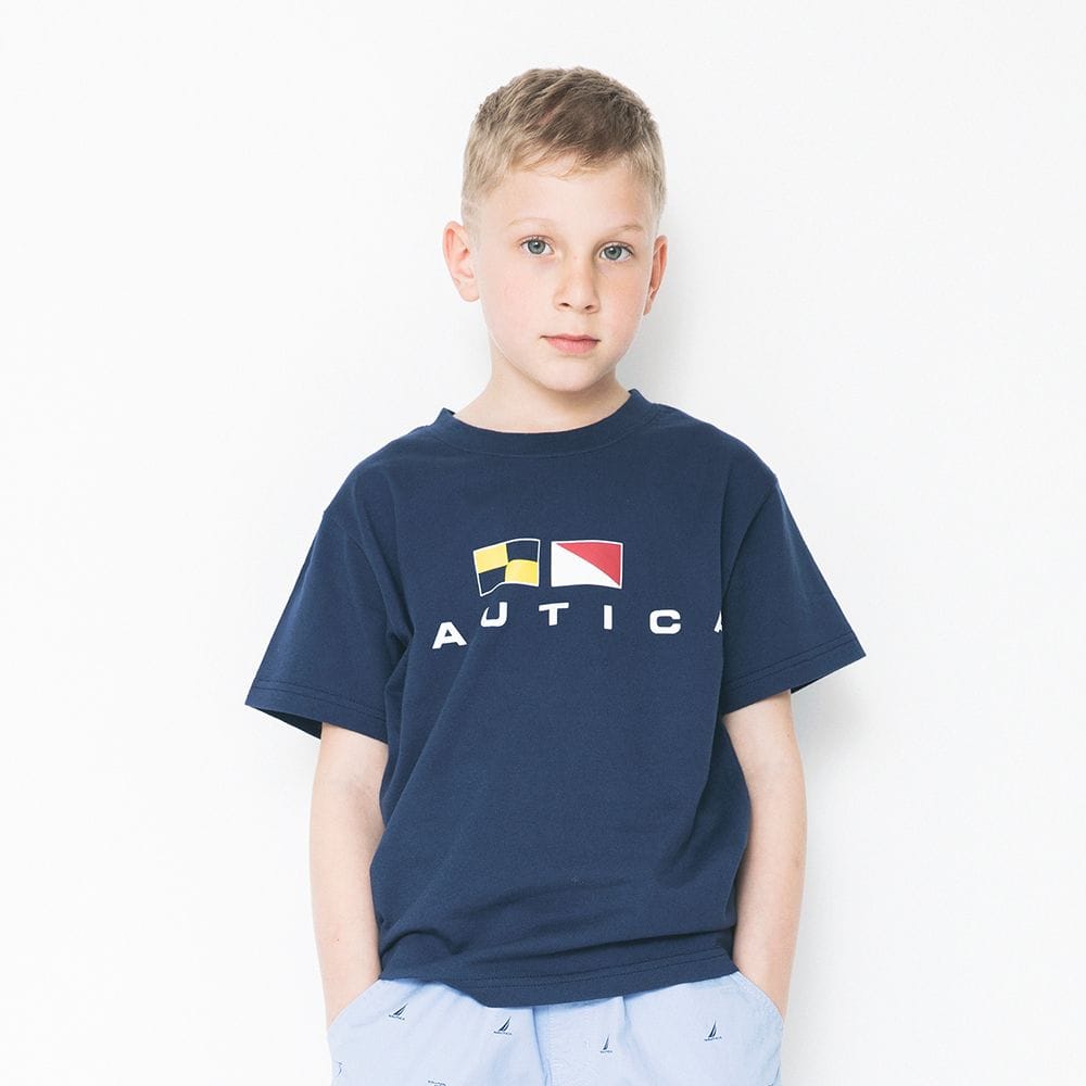 Nautica ノーティカ 国旗プリントtシャツ 32 16 036 子供服 ベビー服 ブランシェス 公式通販オンラインショップ Nautica ノーティカ 国旗プリントtシャツ 32 16 036 子供服 ベビー服 ブランシェス 公式通販オンラインショップ