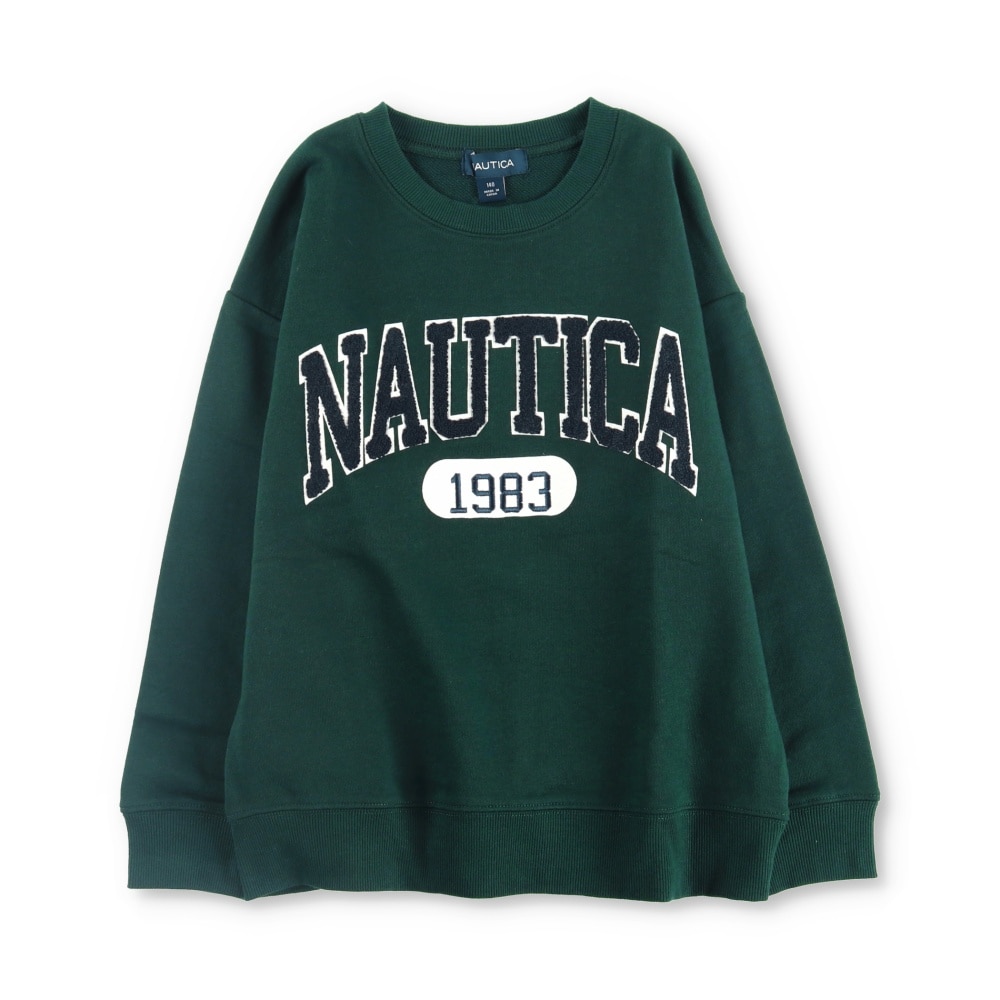 【NAUTICA/ノーティカ】サガラ刺繍カレッジロゴトレーナー